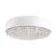 Plafoniera cristal Nova Luce Lyon, 6xG9, alb mat