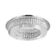 Plafoniera cristal LED Nova Luce Zeffari, 40W, crom