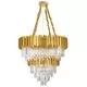 Candelabru cristal Nova Luce Grane, 20xE14, auriu
