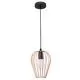 Pendul Nova Luce Sage, 1xE27, cupru, negru