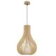Pendul Nova Luce Soho, 1xE27, lemn natur