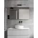 Aplica LED Nova Luce Mondrian, 20W, 3000K, negru, IP44