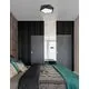 Plafoniera Nova Luce Darius, 4xE27, alb, negru