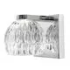 Aplica LED Nova Luce Lara, 5W, crom, transparent