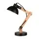 Lampa de birou Nova Luce Lila, 1xE27, negru