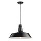 Pendul Nova Luce Osteria, 1xE27, alb, negru