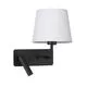 Aplica LED Nova Luce Savona, 3W, alb, negru