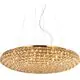 Pendul cristal Ideal Lux King, 12xG9, auriu