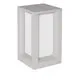 Stalp mic Nova Luce Castro, 1xE27, alb nisipiu, IP65