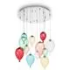 Pendul Ideal Lux Clown, 12xG9, crom-multicolor
