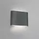 Aplica LED Nova Luce Soho, 2x3W, gri inchis, IP54