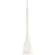 Pendul Ideal Lux Flut, 1xE27, alb-crom