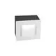 Spot trepte/pardoseli LED incastrat Nova Luce Krypton, 3W, patrat, alb, IP54