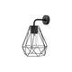 Aplica Nova Luce Isidora, 1xE27, negru, IP54