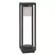 Stalp mediu LED Nova Luce Loveto, 1.5W, antracit, dimabil, on-off, solar, senzor, IP65