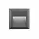 Spot trepte/pardoseli LED Nova Luce Pulsar, 2W, patrat, gri inchis, IP54