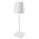 Veioza LED Nova Luce Colt, 2W, H38, alb, touch, IP54