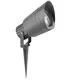 Stalp tip tarus Nova Luce Inside, 1xGU10, rotund, gri inchis, IP54