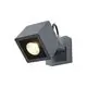 Aplica LED Nova Luce Focus, 6W, gri inchis, IP54