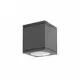 Spot pentru exterior Nova Luce Cerise, 1xGU10, patrat, gri inchis, IP54