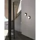 Aplica LED Nova Luce Max, 12W, 3000K, rotund, gri inchis, IP65