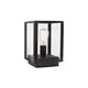 Stalp mic Nova Luce Zest, 1xE27, negru, IP54
