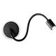 Aplica LED Ideal Lux Focus, 3W, negru