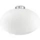 Plafoniera Ideal Lux Candy, 1xE27, alb-nichel satinat