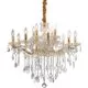 Candelabru cristal Ideal Lux Florian, 12xE14, auriu