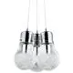 Pendul Ideal Lux Luce Max, 3xE27, crom-transparent