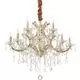 Candelabru cristal Ideal Lux Napoleon, 12xE14, auriu