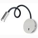 Aplica LED Ideal Lux Focus-2, 3W, crom-negru