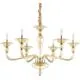 Lustra Ideal Lux Danieli, 6xE14, ambra