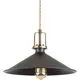 Pendul Ideal Lux Eris, 1xE27, auriu satinat-negru