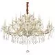 Candelabru cristal Ideal Lux Napoleon, 18xE14, auriu