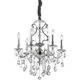 Candelabru cristal Ideal Lux Gioconda, 6xE14, argintiu