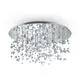 Plafoniera Ideal Lux Neve, 15xG9, crom-transparent