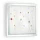 Plafoniera Ideal Lux Ocean, 2xE27, crom-multicolor
