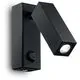 Aplica LED Ideal Lux Page, 3W, negru