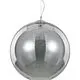 Pendul Ideal Lux Nemo, 1xE27, crom-fumuriu-transparent