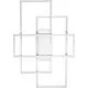 Plafoniera LED Ideal Lux Frame, 31W, alb mat