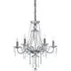 Candelabru cristal Ideal Lux Amadeus, 6xE14, crom-transparent