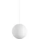 Pendul Ideal Lux Carta, 1xE27, alb-alb mat