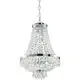 Candelabru cristal Ideal Lux Caesar, 6xG9, crom