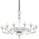 Lustra Ideal Lux Brigitta, 12xE14, crom-transparent