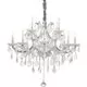 Candelabru cristal Ideal Lux Napoleon, 12xE14, crom