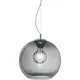 Pendul Ideal Lux Nemo, 1xE27, crom-fumuriu-transparent