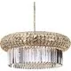 Lustra cristal Ideal Lux Nabucco, 18xE14, auriu