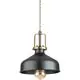 Pendul Ideal Lux Eris, 1xE27, auriu satinat-negru