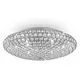 Plafoniera cristal Ideal Lux King, 9xG9, crom